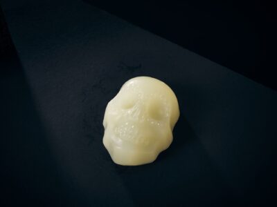 Luxury Soap Purity Sugar Skull Closeup